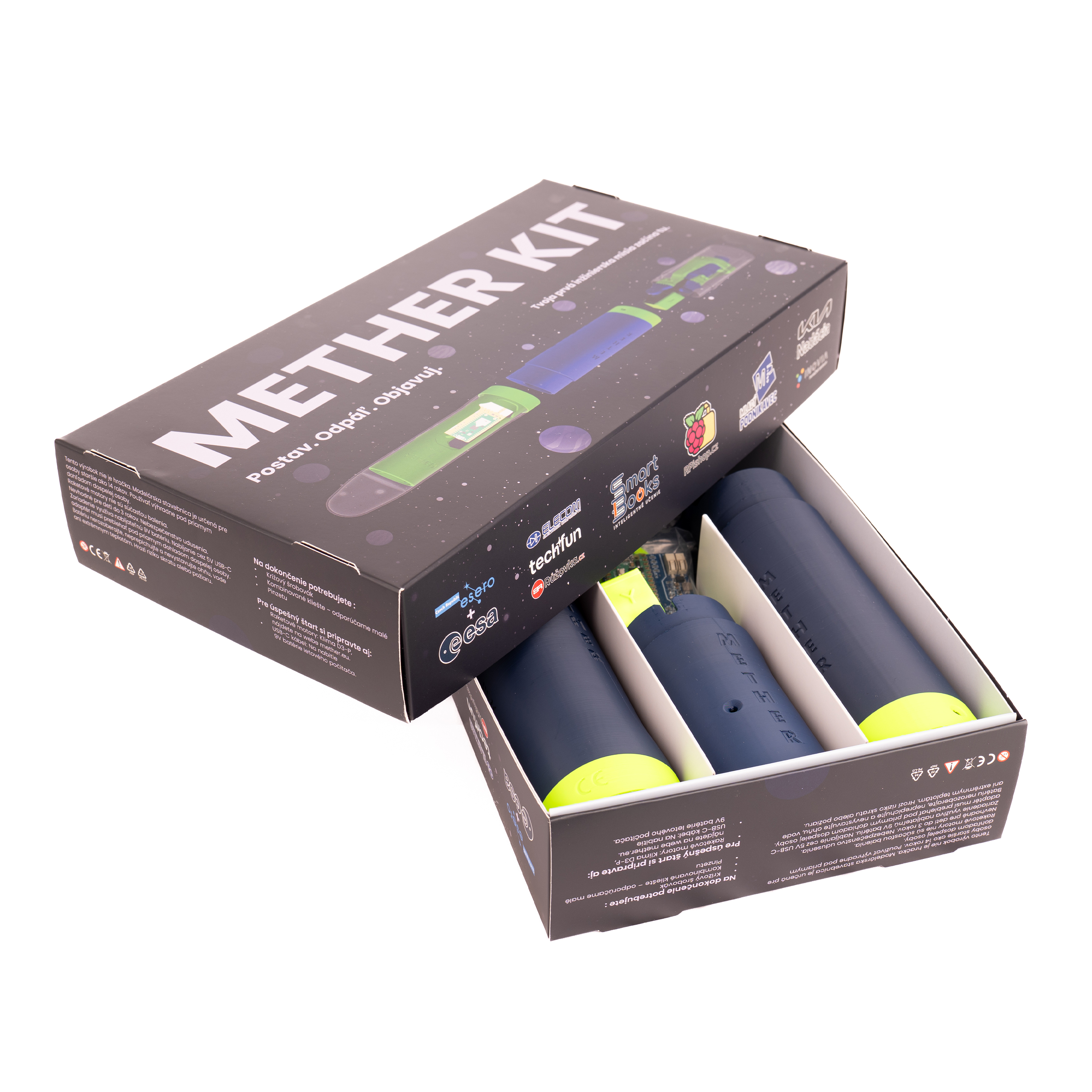 Kompletný raketový kit v balení